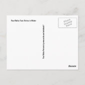 ポストカード:パソローブルス駅 – 冬の予定 ポストカード (裏面)