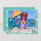 ポストカード – ビーチは全てのポストカードを修正 (正面/裏面)