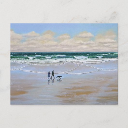 ポストカード~ビーチドッグウォーク ポストカード (正面)