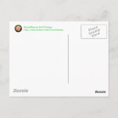 ポストカード: ピンクのハーデル ポストカード (裏面)