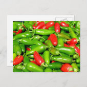 ポストカード – ピーマン (正面/裏面)