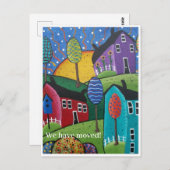 ポストカード – フォークアートファームハウス/カントリーサイド (正面/裏面)