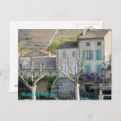 ポストカード – フランスのルーラル (正面/裏面)