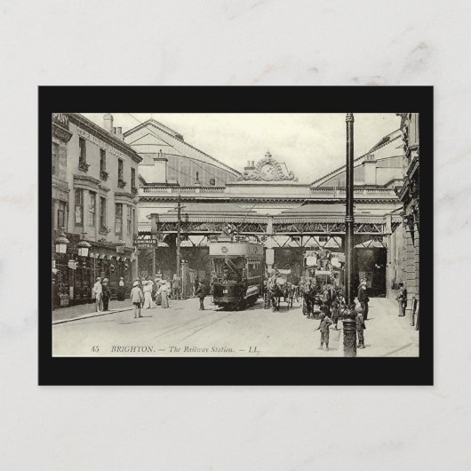 ポストカード - ブライトン駅 (正面)