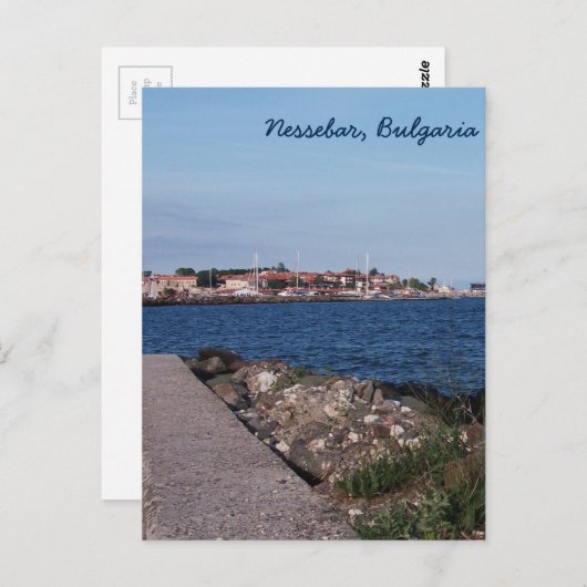 ポストカード – ブルガリア、ネセバーから表示 (正面/裏面)