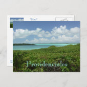 ポストカード, "プロビデンシアレス/タークス・カイコス諸島" ポストカード (正面/裏面)