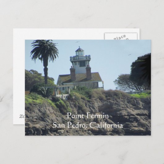 ポストカード - ポイント フェルミン ライトハウス (正面/裏面)