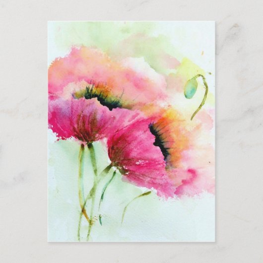 ポストカード – ポピー (正面)