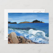 ポストカード：ポファムビーチ。ウェーブ ポストカード (正面/裏面)