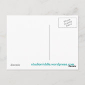 ポストカード：ポファムビーチ。ウェーブ ポストカード (裏面)