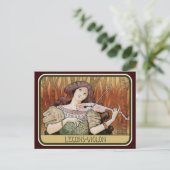 ポストカード: ポール・ベルトンによるバイオリン教室 ポストカード (スタンド正面)