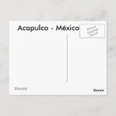 ポストカード – メキシコ (裏面)