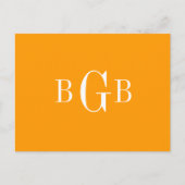 ポストカード – モノグラム (正面)