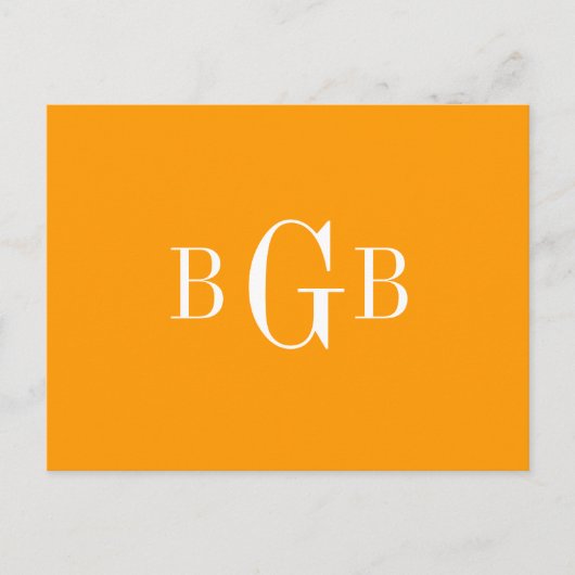 ポストカード – モノグラム (正面)