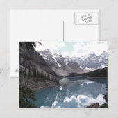 ポストカード、モレーヌ湖。アルバータ銀行。 ポストカード (正面/裏面)