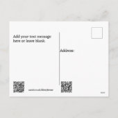 ポストカード – ユーカリ水彩画 (裏面)