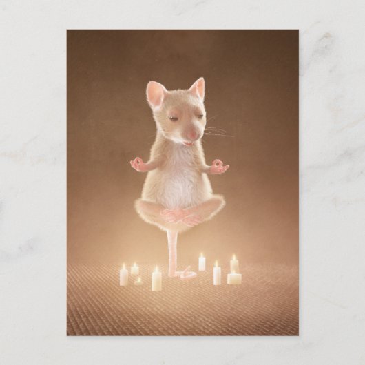 ポストカード：「ヨガマウス」 ポストカード (正面)