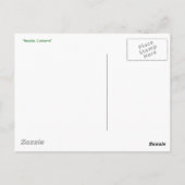 ポストカード：「リサイクル、節約」 ポストカード (裏面)