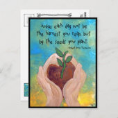 ポストカード:ロバート・ルイス・スティーブンソン引用文絵画ズ ポストカード (正面/裏面)