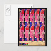 ポストカード – ヴィンテージアートチャールズレンニーマッキントッシュ12 (正面/裏面)