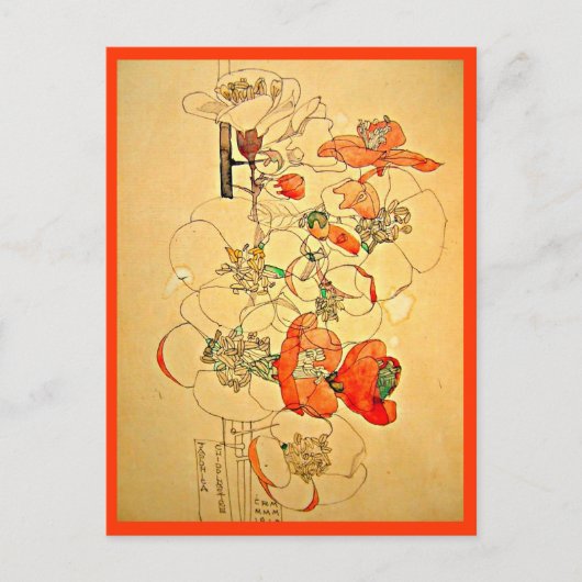 ポストカード – ヴィンテージアートチャールズレンニーマッキントッシュ20 (正面)