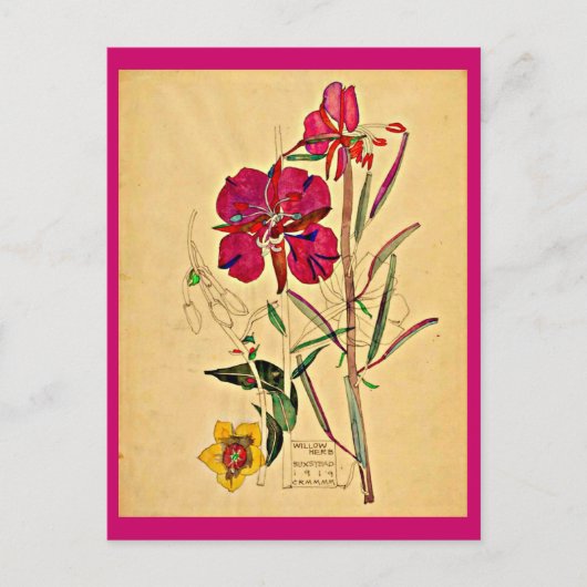 ポストカード – ヴィンテージアートチャールズレンニーマッキントッシュ26 (正面)