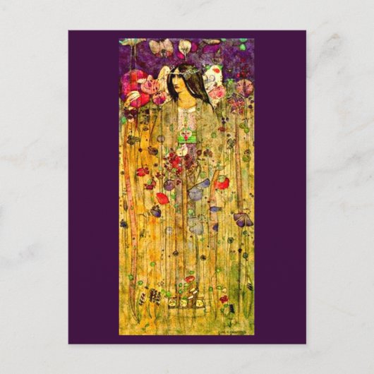 ポストカード – ヴィンテージアートチャールズレンニーマッキントッシュ4 (正面)