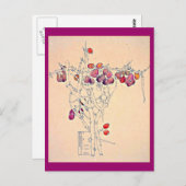 ポストカード – ヴィンテージアートチャールズレンニーマッキントッシュ6 (正面/裏面)