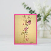 ポストカード-ヴィンテージアート-チャールズ・レニー・マッキントッシュ 3 ポストカード (スタンド正面)