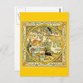 ポストカード – ヴィンテージイラストレーション – ウォルタークレーン16 (正面/裏面)