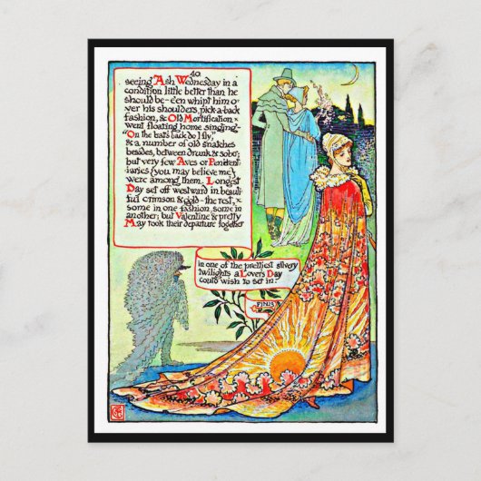 ポストカード – ヴィンテージイラストレーション – ウォルタークレーン25 (正面)