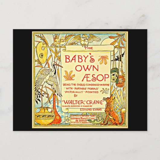 ポストカード – ヴィンテージイラストレーション – ウォルタークレーン32 (正面)