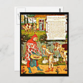 ポストカード – ヴィンテージイラストレーション – ウォルタークレーン4 (正面/裏面)