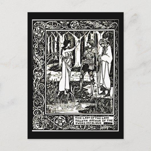 ポストカード – ヴィンテージイラストレーション – オーブリーベアズリー13 (正面)