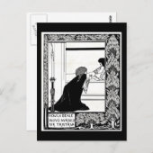 ポストカード – ヴィンテージイラストレーション – オーブリーベアズリー21 (正面/裏面)