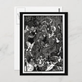 ポストカード – ヴィンテージイラストレーション – オーブリーベアズリー30 (正面/裏面)