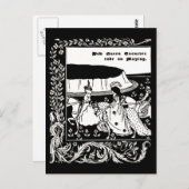 ポストカード – ヴィンテージイラストレーション – オーブリーベアズリー37 (正面/裏面)