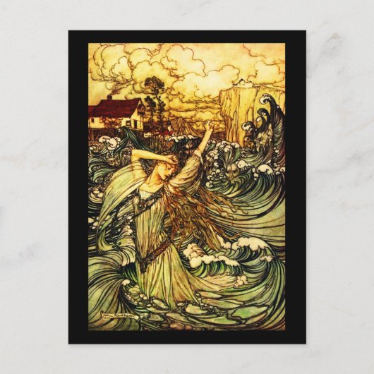 ポストカード – ヴィンテージイラストレーション – ラッカム25 (正面)