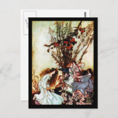 ポストカード – ヴィンテージイラストレーション – ラッカム3 (正面/裏面)