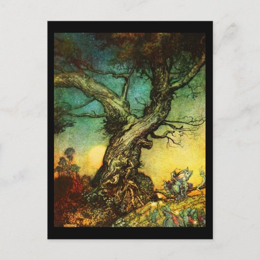 ポストカード – ヴィンテージイラストレーション – ラッカム30 (正面)