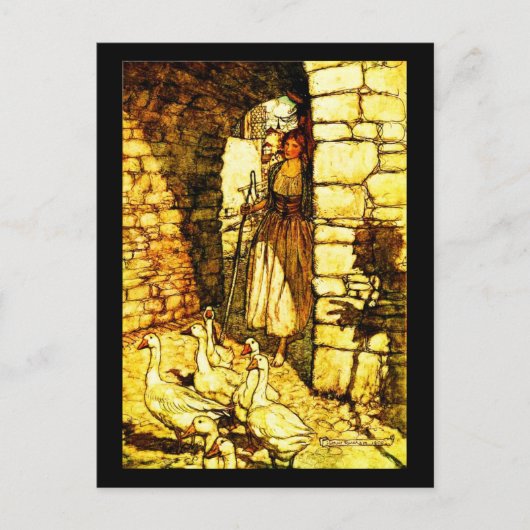 ポストカード – ヴィンテージイラストレーション – ラッカム33 (正面)