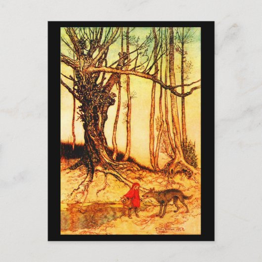 ポストカード – ヴィンテージイラストレーション – ラッカム37 (正面)