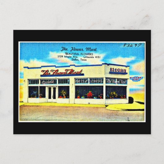 ポストカード – ヴィンテージダラスアートワーク–48 (正面)