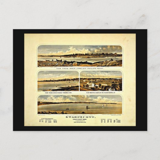 ポストカード – ヴィンテージボストンアートワーク–27 (正面)