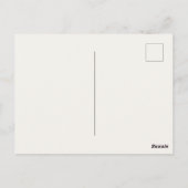 ポストカード:ヴィンテージメリークリスマスイラストレーション ポストカード (裏面)