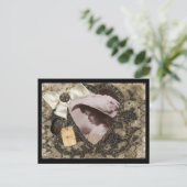 ポストカード – ヴィンテージレディ (スタンド正面)