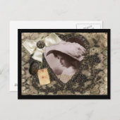 ポストカード – ヴィンテージレディ (正面/裏面)