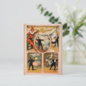 ポストカード – ヴィンテージ劇場マジシャン広告 (スタンド正面)