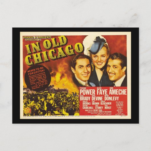 ポストカード-ヴィンテージ シカゴ アート-オールド シカゴ ポストカード (正面)