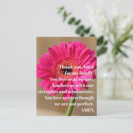 ポストカード - 主に感謝 (スタンド正面)